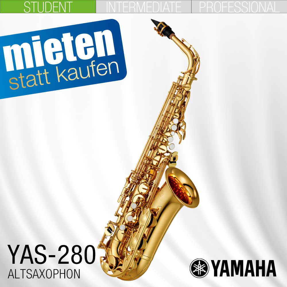 YAMAHA YAS-280 Altsaxophon Standard zur Miete | Altsaxophone 
